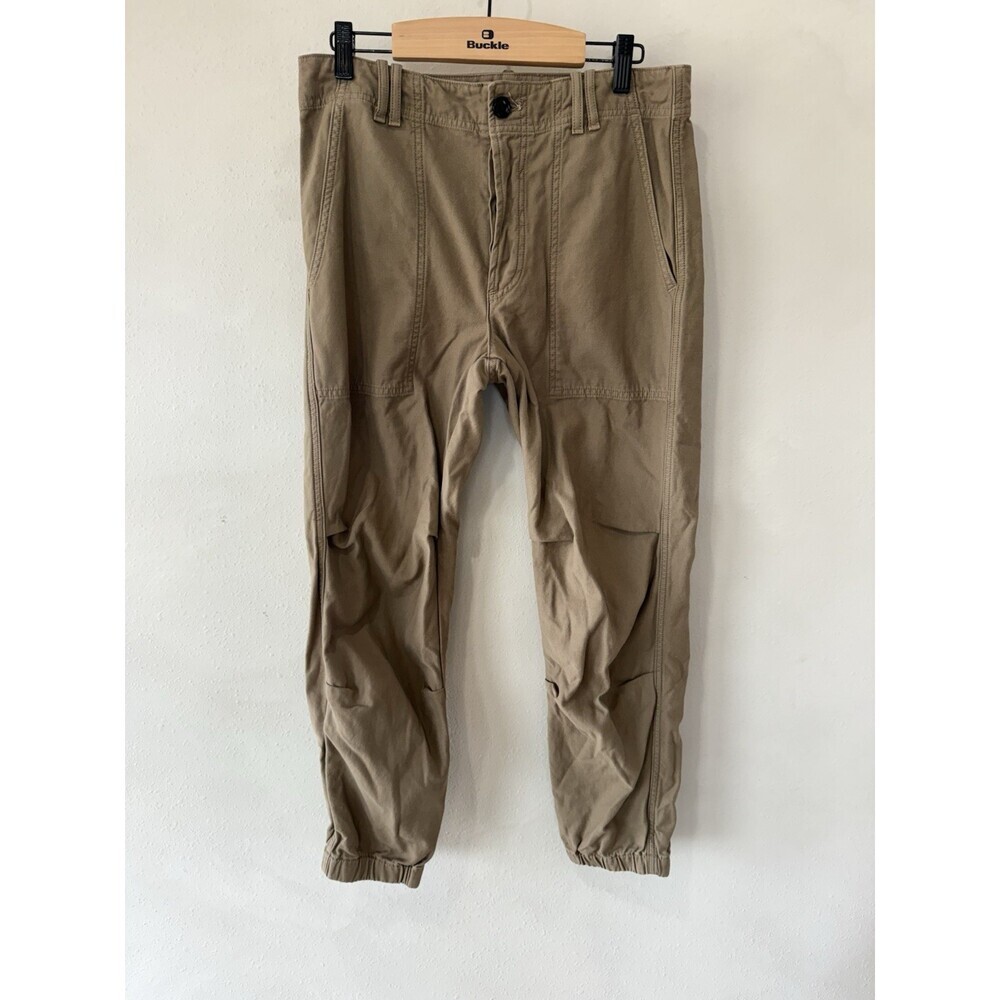$238 Citizens of humanity pants Women's 26 Agni utility button fly brown cotton - Picture 3 of 7